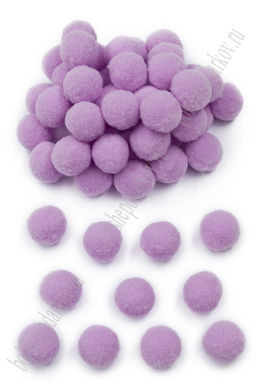 Помпоны Premium 1,8-2 см (100 шт) SF-3309, сиреневый №26