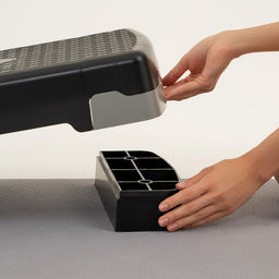 Степ-платформа ONLYTOP, 2-уровневая, 68×28×15 см, до 100 кг