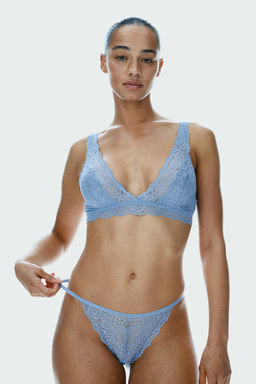 Pack de 3 bragas Thong de encaje