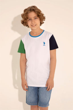 Белая футболка для мальчика - U.s. polo assn фото 6