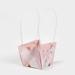 Пакет влагостойкий для цветов Нежность, 20?12?12 см