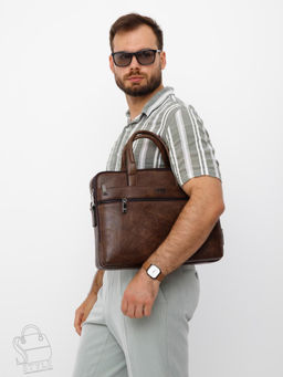 Портфель мужской 3105-5 coffee  Jeep