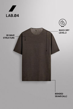 CAMISETA RUNNING ESTRUCTURA LIGERA / Verde medio