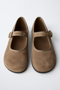 LEATHER BAREFOOT BALLERINAS - Zara фото 7