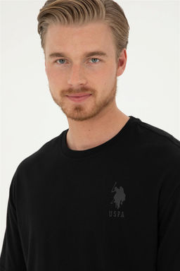 Мужская черная футболка Неожиданная скидка в корзине - U.s. polo assn фото 2
