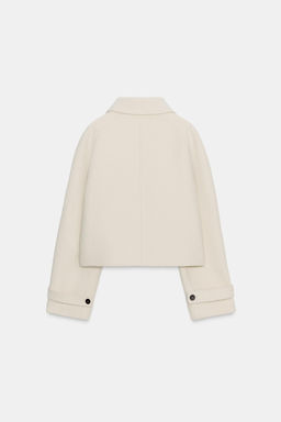 ZW COLLECTION SHORT WOOL COAT - Zara фото 11