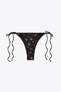 FLORAL PRINT BIKINI BOTTOMS - Zara фото 5