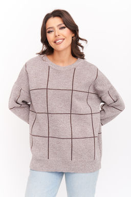 Джемпер В 2008/серо-белый - Злата Стиль фото 2