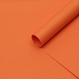 Цена за 20 шт. Бумага упаковочная крафт «Оранжевый», 50×70 см