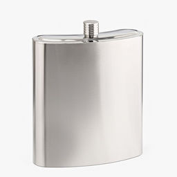 Фляжка для алкоголя СССР, нержавеющая сталь, чехол, 3.8 л