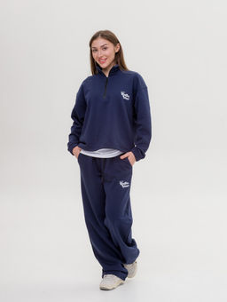 327 Костюм-трансформер с утяжками, темно-синий - Knitka wear фото 5