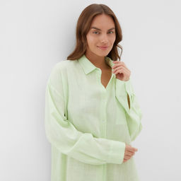 Сорочка женская KAFTAN Lime series, размер 44-46, зелёная