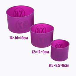 Набор из 3-х пасхальных силиконовых форм ID10184 - Мхт фото 3