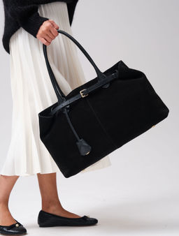 Замшевая сумка Daniela DBR 31375 черный  фото 3