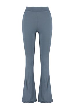 Antrasit Fitilli Flare/Ispanyol Paca Yuksek Bel Esnek Orme Tayt Pantolon TWOSS23PL00135