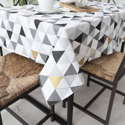 Скатерть Голд 150*220см. рогожка хлопок 100% - Лен поволжья фото 2