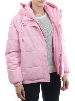 H24-088 PINK Куртка демисезонная женская (120 гр. холлофайбер) - Fashion фото 9