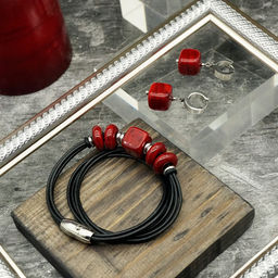 Серьги из муранского стекла CLASSIC LS3378 - Vloes фото 6