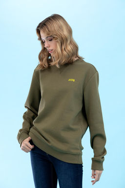 U. S. Polo Assn / Базовый свитшот цвета хаки с круглым вырезом - U.s. polo assn фото 10
