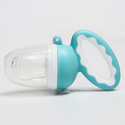 Ниблер для прикорма с силиконовой сеточкой «Колечко», цвет голубой