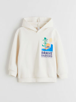 Kap??onlu Erkek ?ocuk Sweatshirt