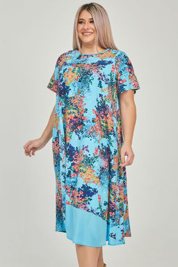 Платье Luxury Moda 1285 голубой