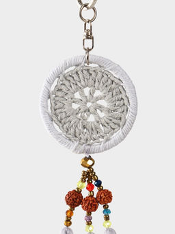 Брелок «Ловец снов», 19 см, серый