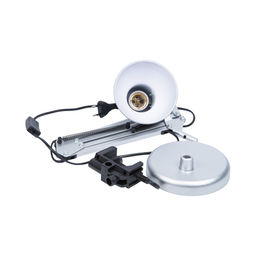 TLI-221 SILVER E27 Светильник настольный. Цоколь Е27. 60W. Механический выключатель. Серебристый. ТМ Uniel - Volpe фото 2