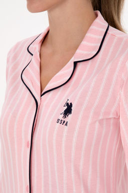 Kad_n Pembe Pijama Tak_m_ Sepette S_rpriz _ndirim - U.s. polo assn фото 7
