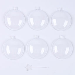 Ёлочные шары своими руками «Новый год! Дед Мороз», 3 шт, набор для творчества