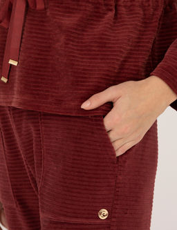 Bordo Comfort Fit Kap__onlu Sweatshirt