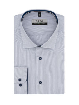 Сорочка мужская длинный рукав GREG 121/131/0055/Z/1p  фото 2