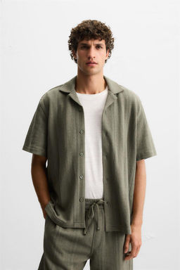 TEXTURED JACQUARD SHIRT - Zara фото 3