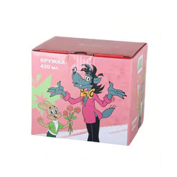 Кружка 420 мл ф.дерби Ну, Погоди! в п/уп фарфор арт. HD241155 (285293)