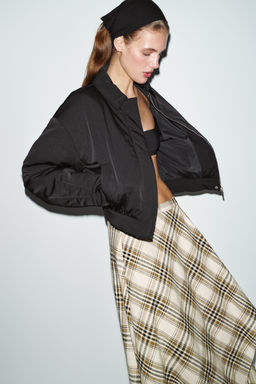 SHORT QUILTED JACKET - Zara фото 6