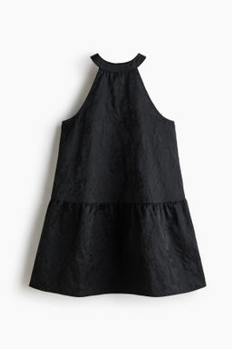Vestido en tejido jacquard