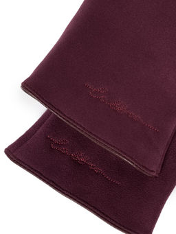 Перчатки жен флис LB-CP-137 plum