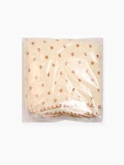 Плед «Этель. Сердечки», 100×100 см, муслин двухслойный