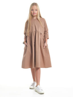 Платье Boho для девочки подростка UD 8061 коричневый - Mini maxi фото 8