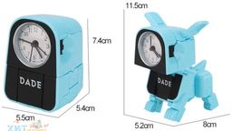 Часы-будильник Щенок-трансформер в ассортименте D622-H074A, D622-H074A