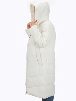 126 WHITE Пальто зимнее женское (200 гр. холлофайбер) - Fashion фото 10