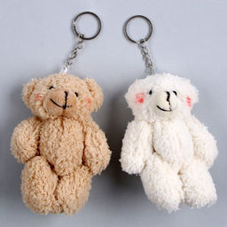 Мягкая игрушка Мишутка на подвесе, цвет МИКС