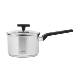 Сотейник 2.1 лВеста LR03-23 16х10см (нерж) капсул индукц. дно, стекл крышка /LARA/