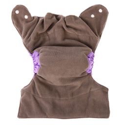 Трусики-подгузник, многоразовый, угольно-бамбуковая ткань, цвет фиолетовый, от 0-36 мес. - Крошка я фото 9