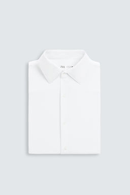 TEXTURED STRETCH SHIRT - Zara фото 37