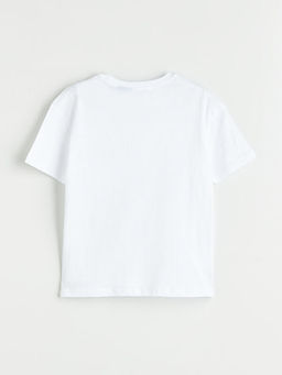 Bisiklet Yaka Superman Bask?l? Erkek ?ocuk Ti??rt