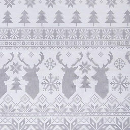 Скатерть новогодняя «Сканди стиль» 145×146 см, 100% хлопок, 164 г/м²