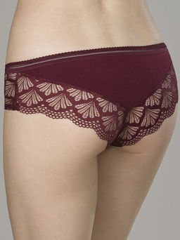 PELICAN, трусы женские, Бордовый  фото 2