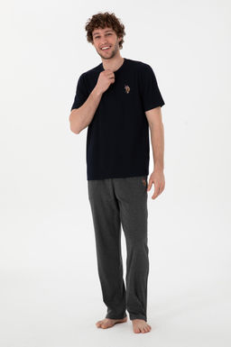 Erkek Bisiklet Patl_ Yaka Lacivert Pijama Tak_m_ Sepette S_rpriz _ndirim - U.s. polo assn фото 4