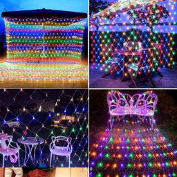 Светодиодная сеть 240Led, 2х2м ,МИКС,10 режимов,ПП - Buro фото 2